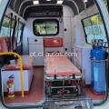Ambulância de Dragão Dourado Pequeno Carro Médico em Emergência de Veículos Hospitalares de Ambulância